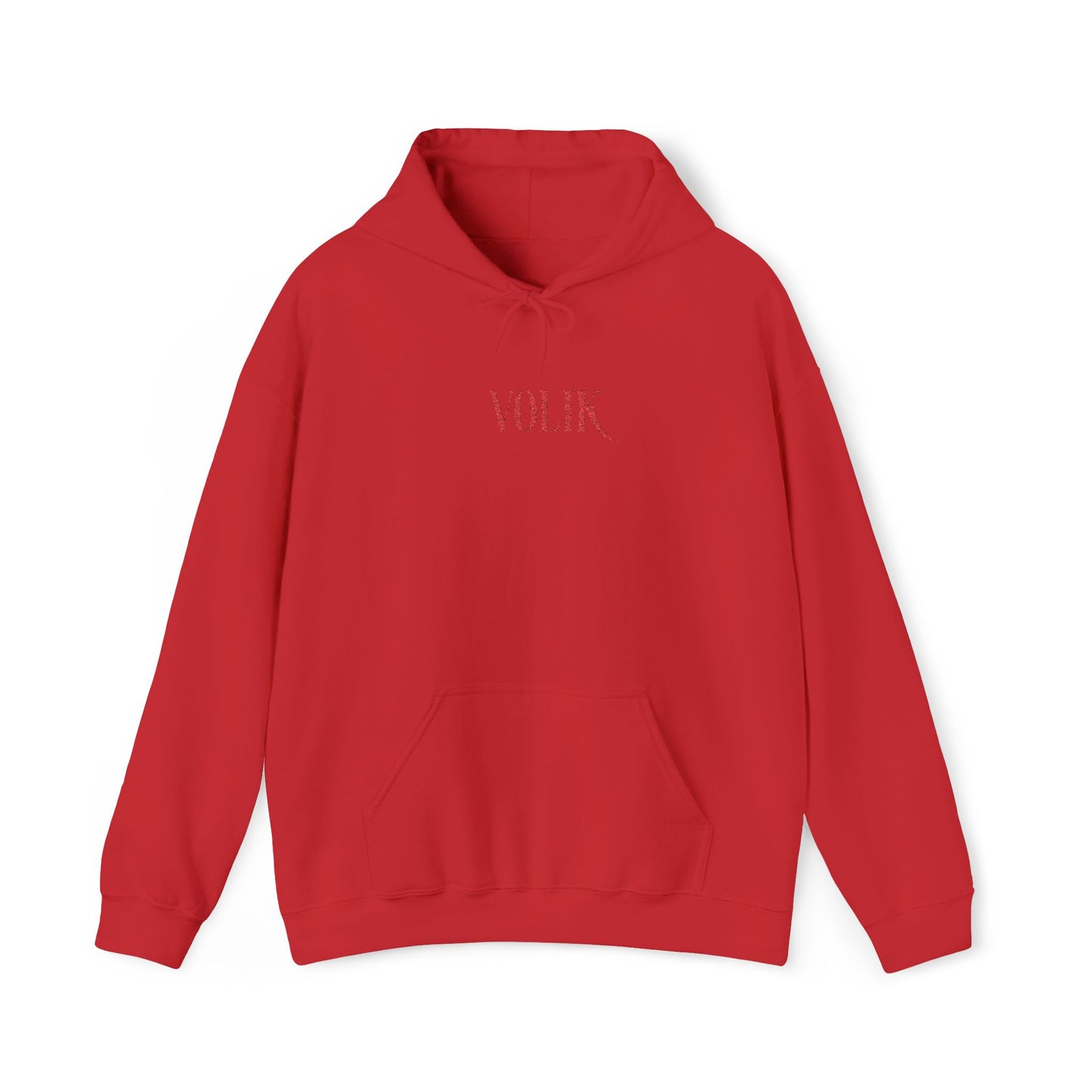 Volik Embroidered Hoodie(Red) - The Bonded Souls Series - S.J. Tilly