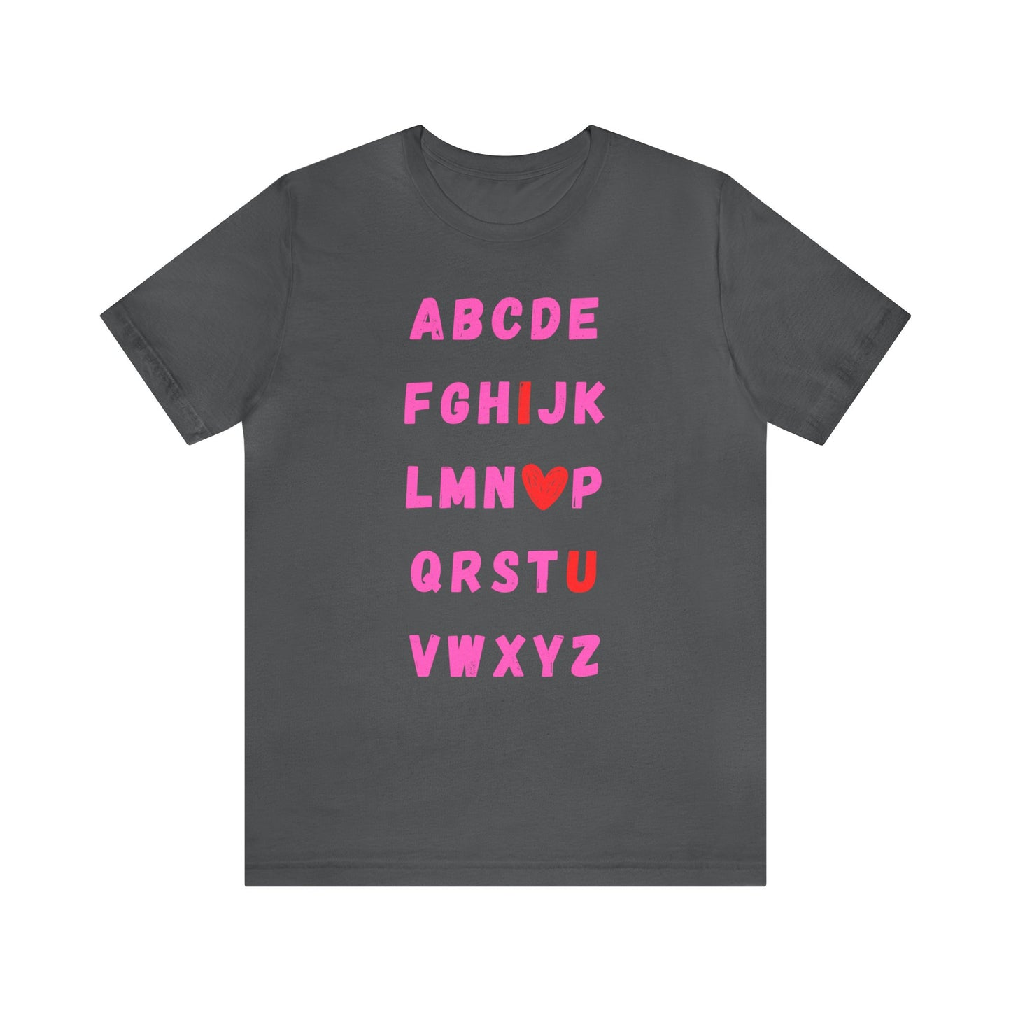 ABCDE... I Love U - T-Shirt