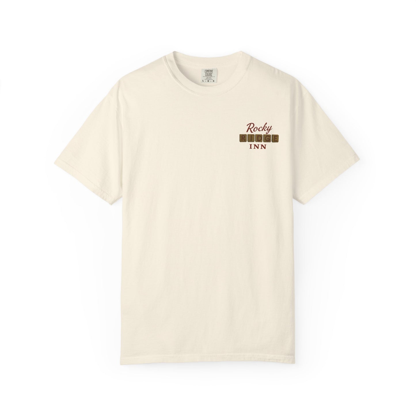 Rocky Ridge Inn - Pocket Design T-Shirt - The Mountain Men Series - S.J. Tilly