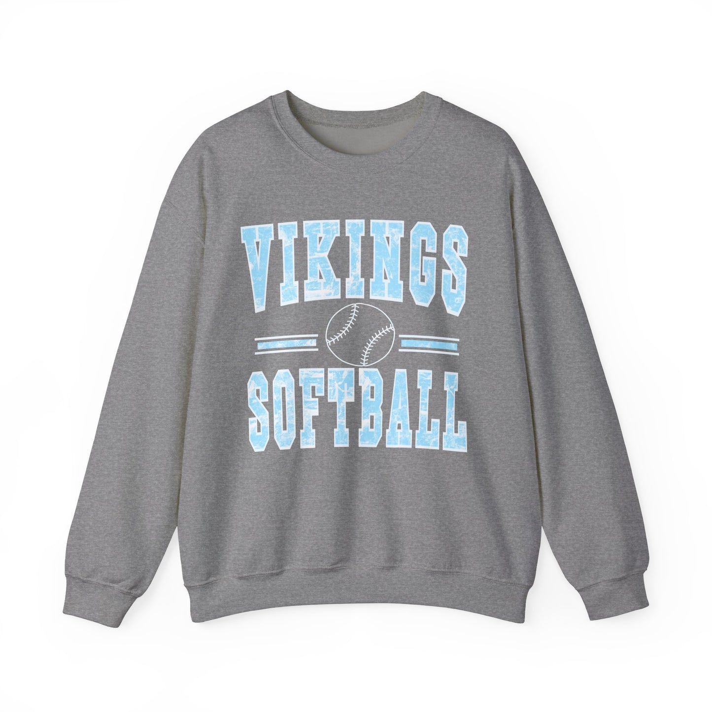 Vikings Softball Crewneck Sweatshirt