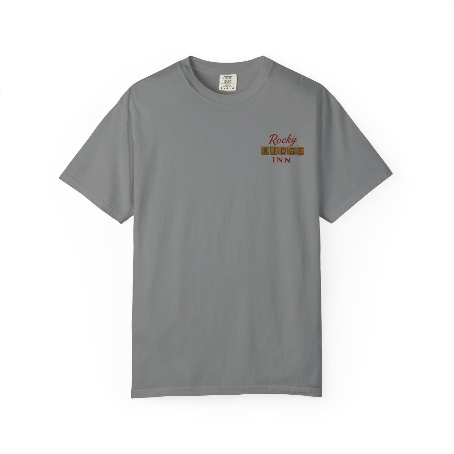 Rocky Ridge Inn - Pocket Design T-Shirt - The Mountain Men Series - S.J. Tilly