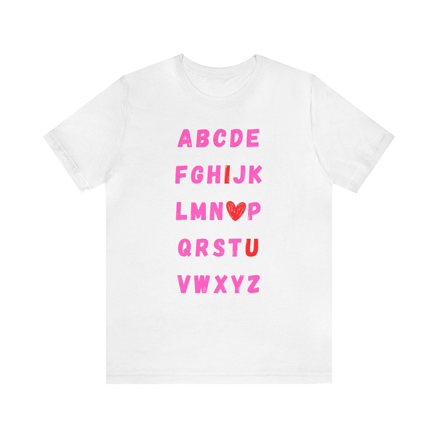 ABCDE... I Love U - T-Shirt