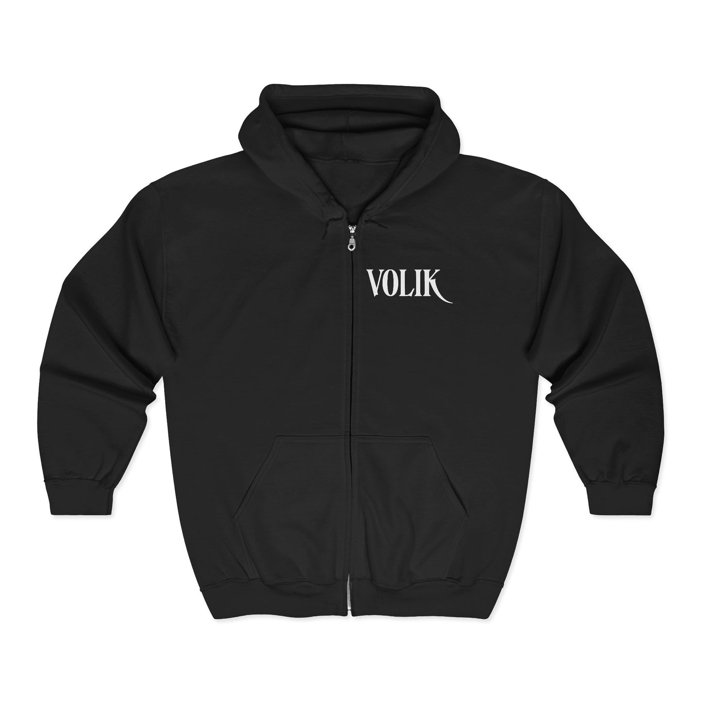 Volik Embroidered Zip Up Hoodie(WhiteFont) - The Bonded Souls Series - S.J. Tilly