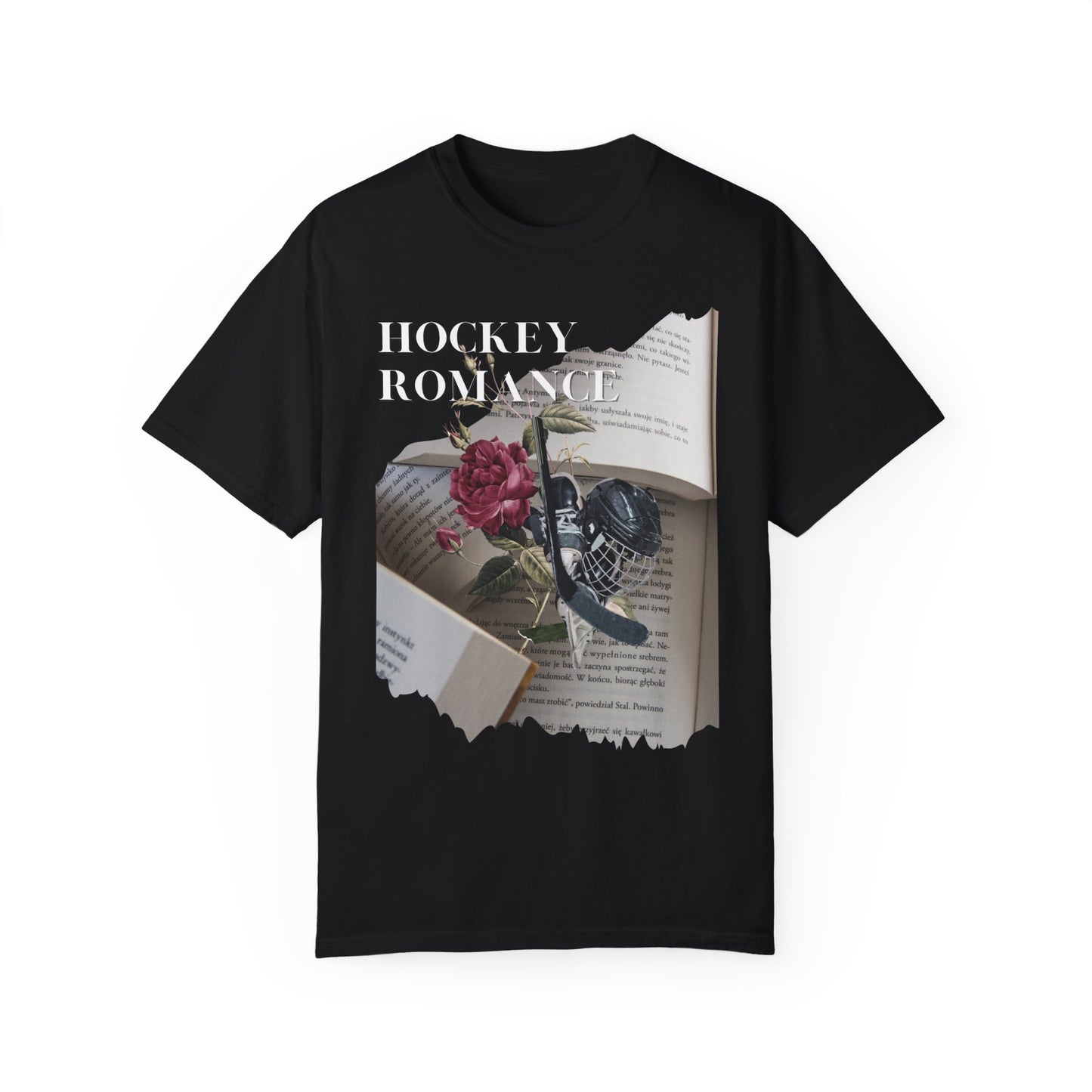 The Romantic: Hockey Romance Comfort Colors T-Shirt