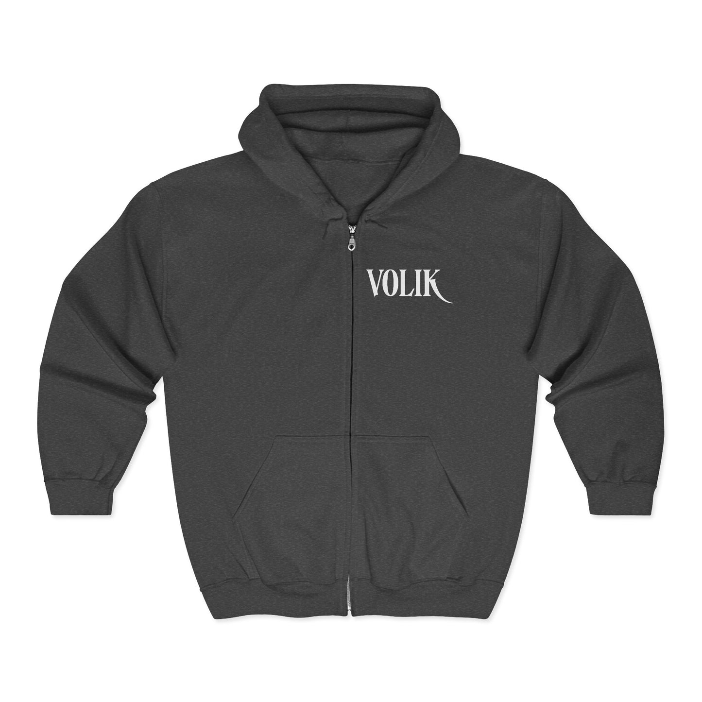 Volik Embroidered Zip Up Hoodie(WhiteFont) - The Bonded Souls Series - S.J. Tilly