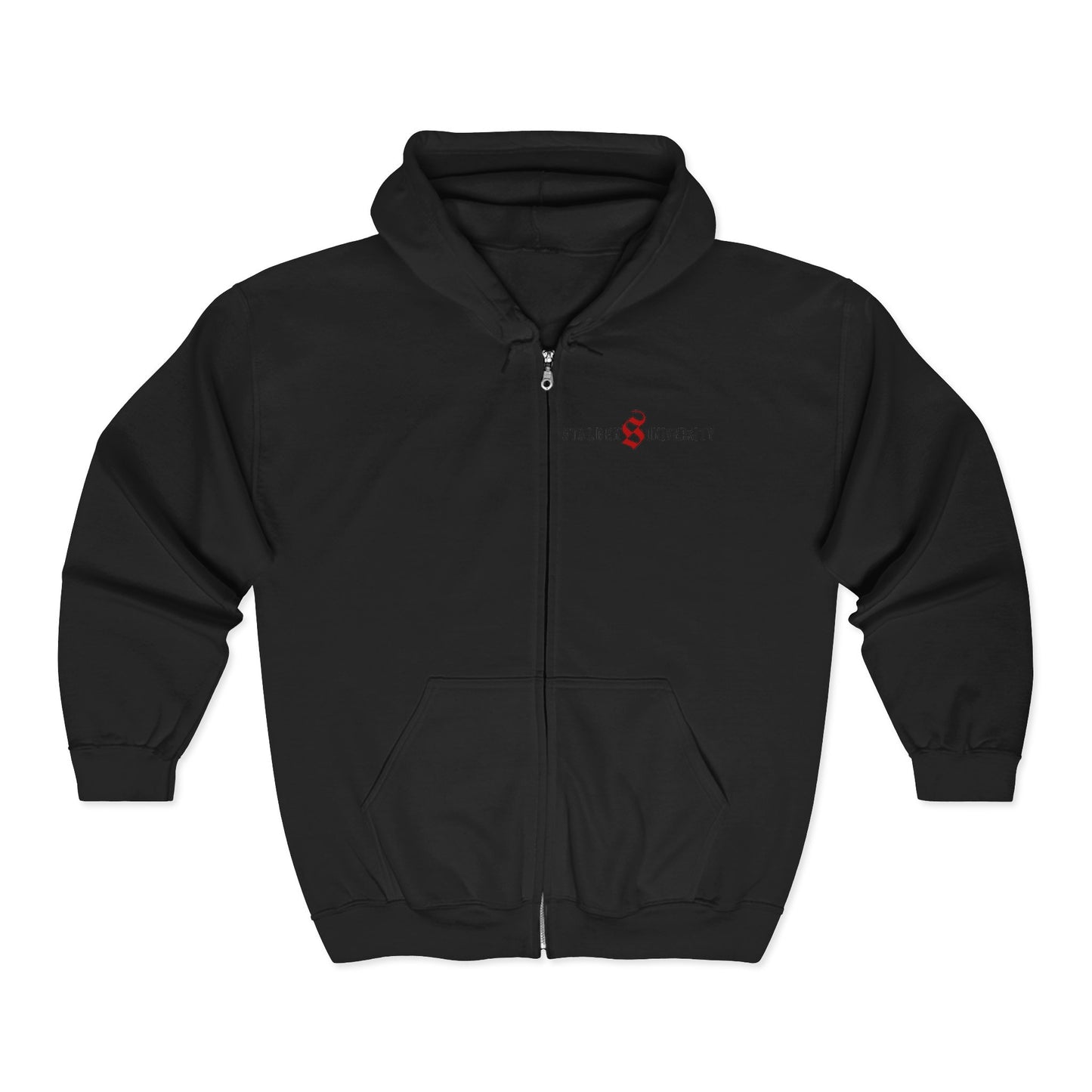 Stalden University Embroidered Zip Up Hoodie- The Bonded Souls Series - S.J. Tilly