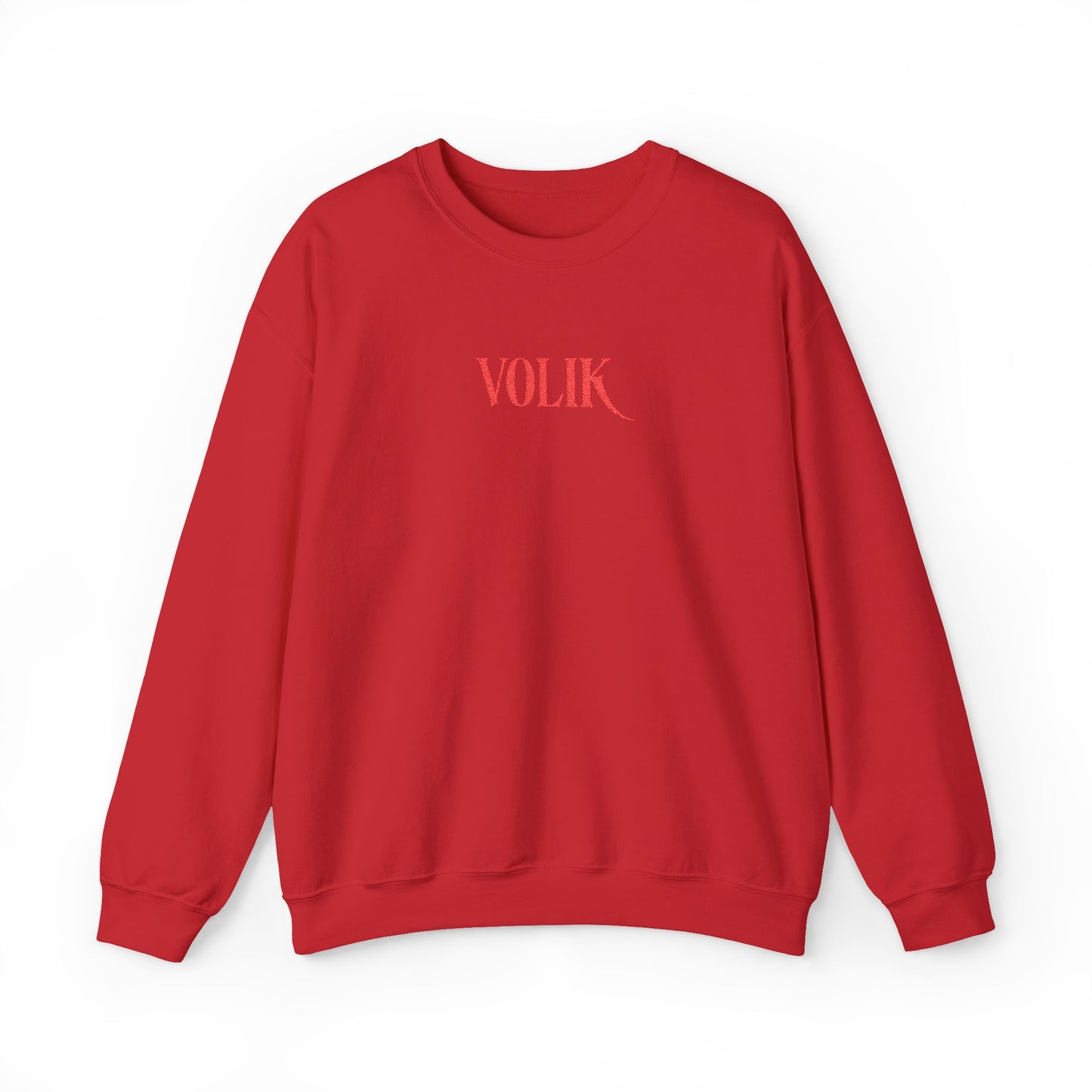 Volik Embroidered Sweatshirt(Red) - The Bonded Souls Series - S.J. Tilly