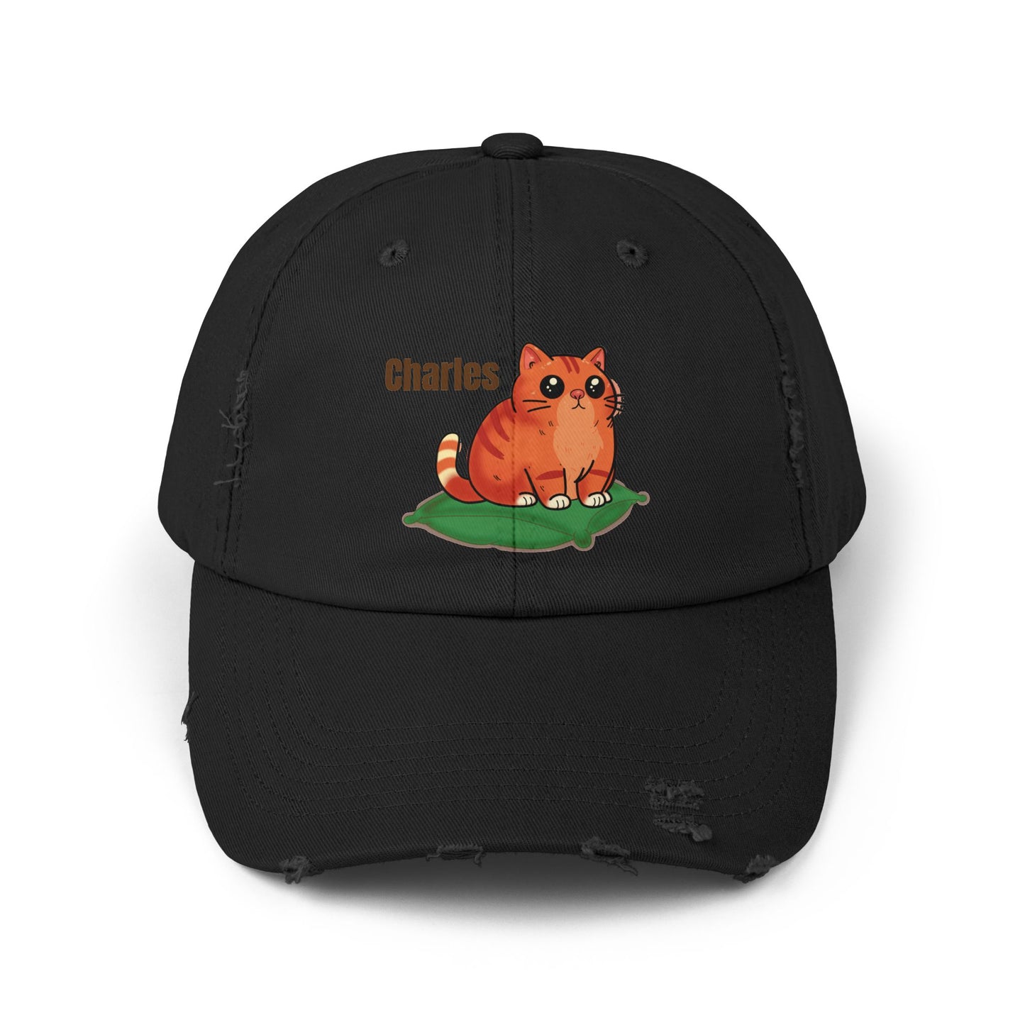 Charles the Cat- Dear Rosie, Distressed Cap - S.J. Tilly