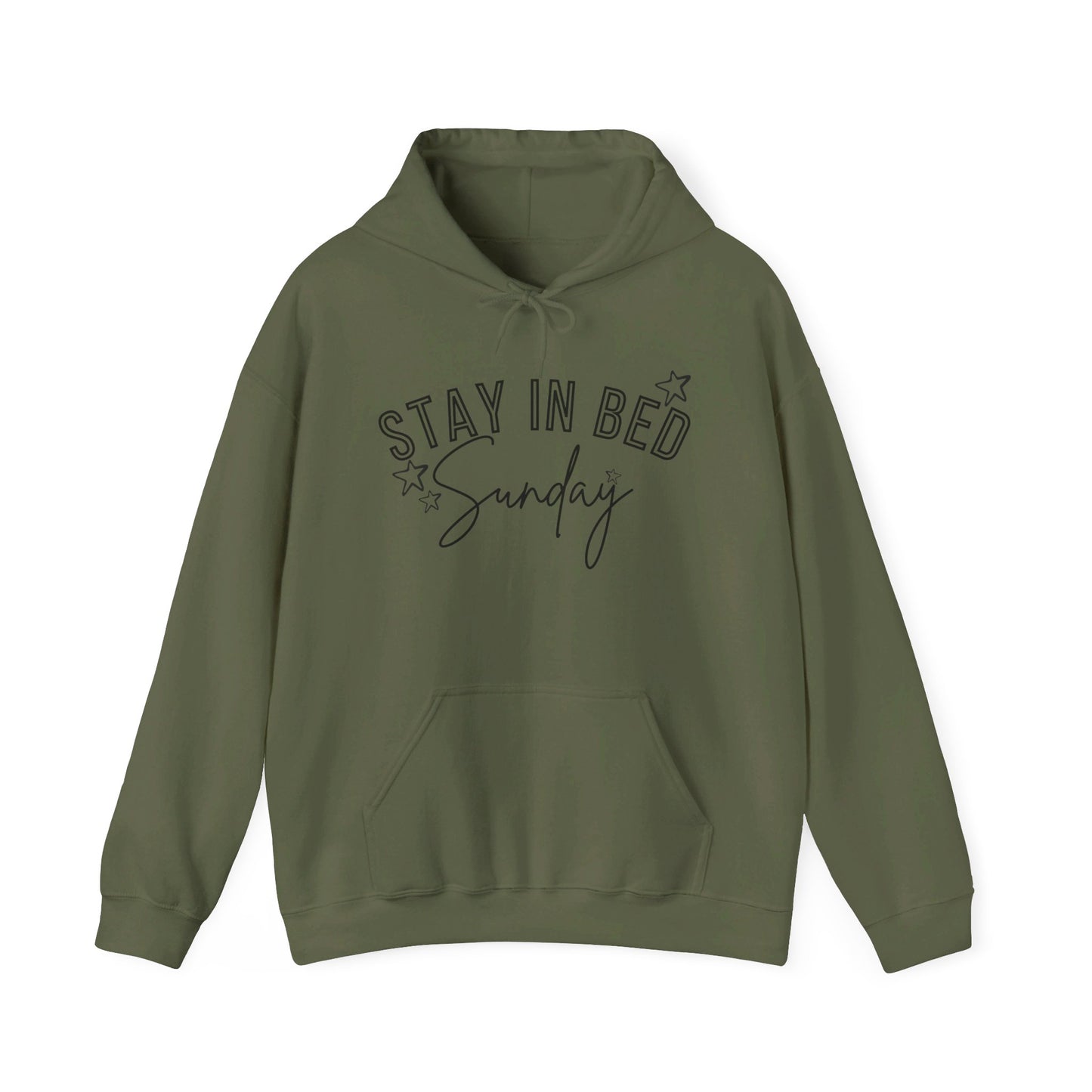 Stay In Bed Sunday Hoodie