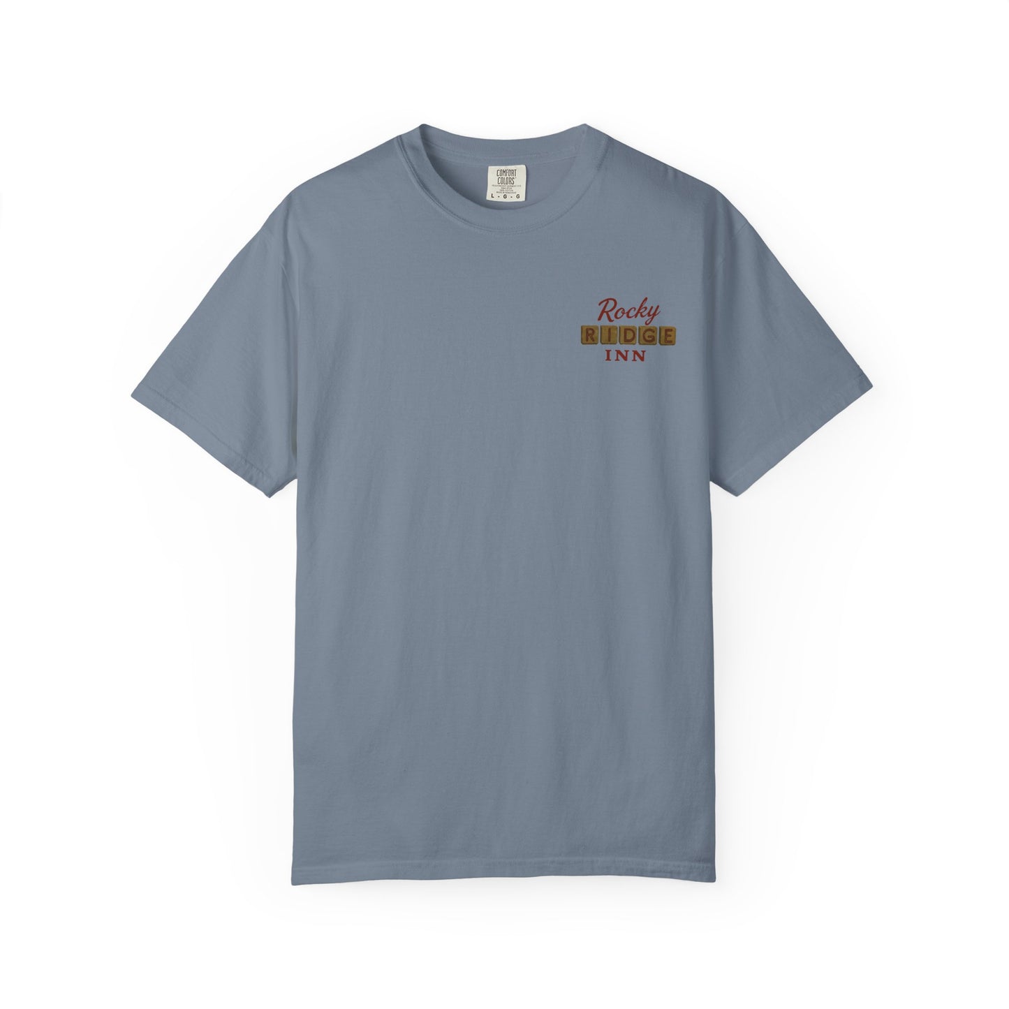 Rocky Ridge Inn - Pocket Design T-Shirt - The Mountain Men Series - S.J. Tilly