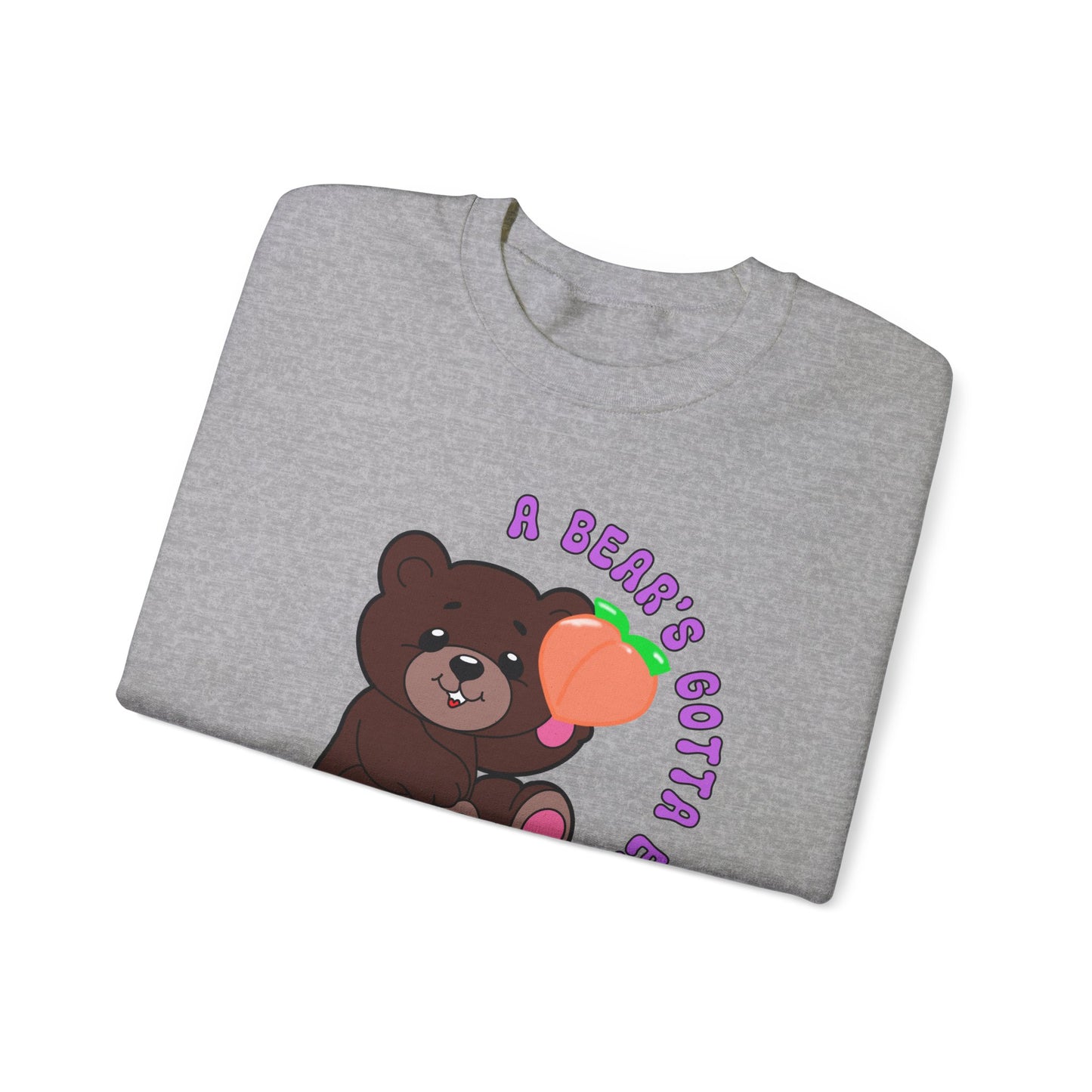 A Bear's Gotta Eat Crewneck Sweatshirt - S.J. Tilly - The Alliance Series