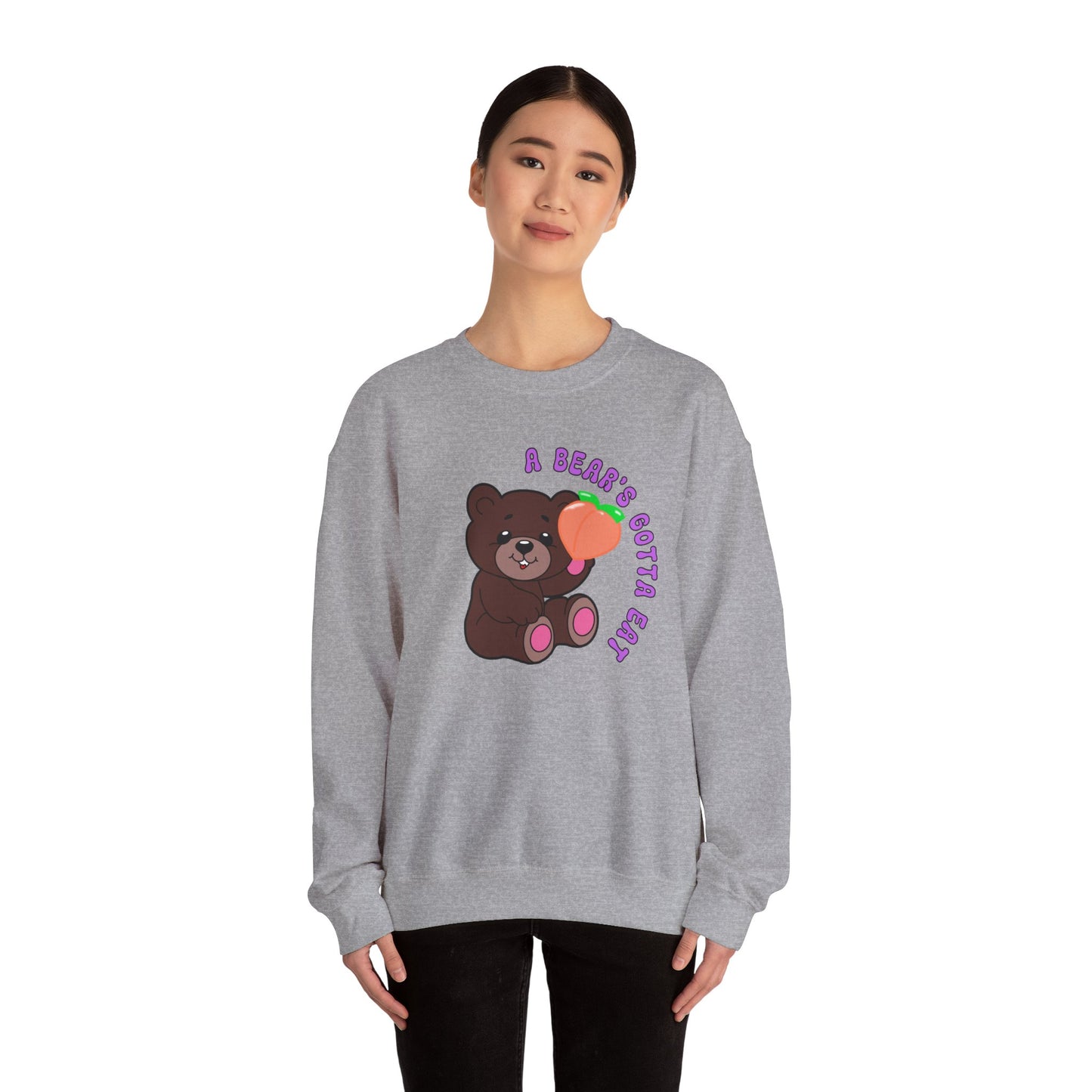 A Bear's Gotta Eat Crewneck Sweatshirt - S.J. Tilly - The Alliance Series