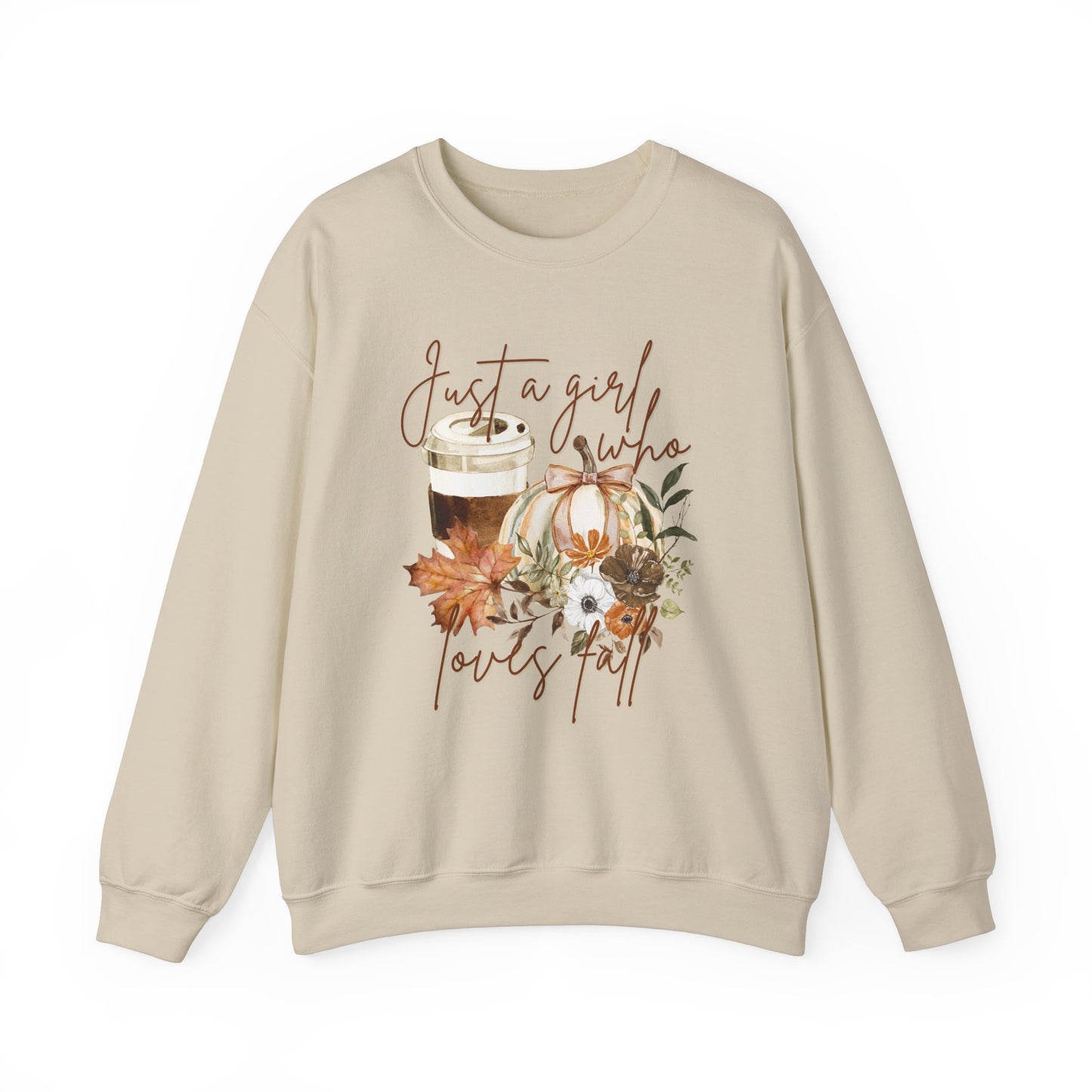 Just a Girl who Loves Fall Sweatshirt