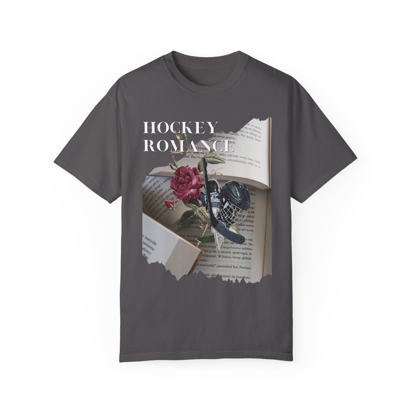 The Romantic: Hockey Romance Comfort Colors T-Shirt