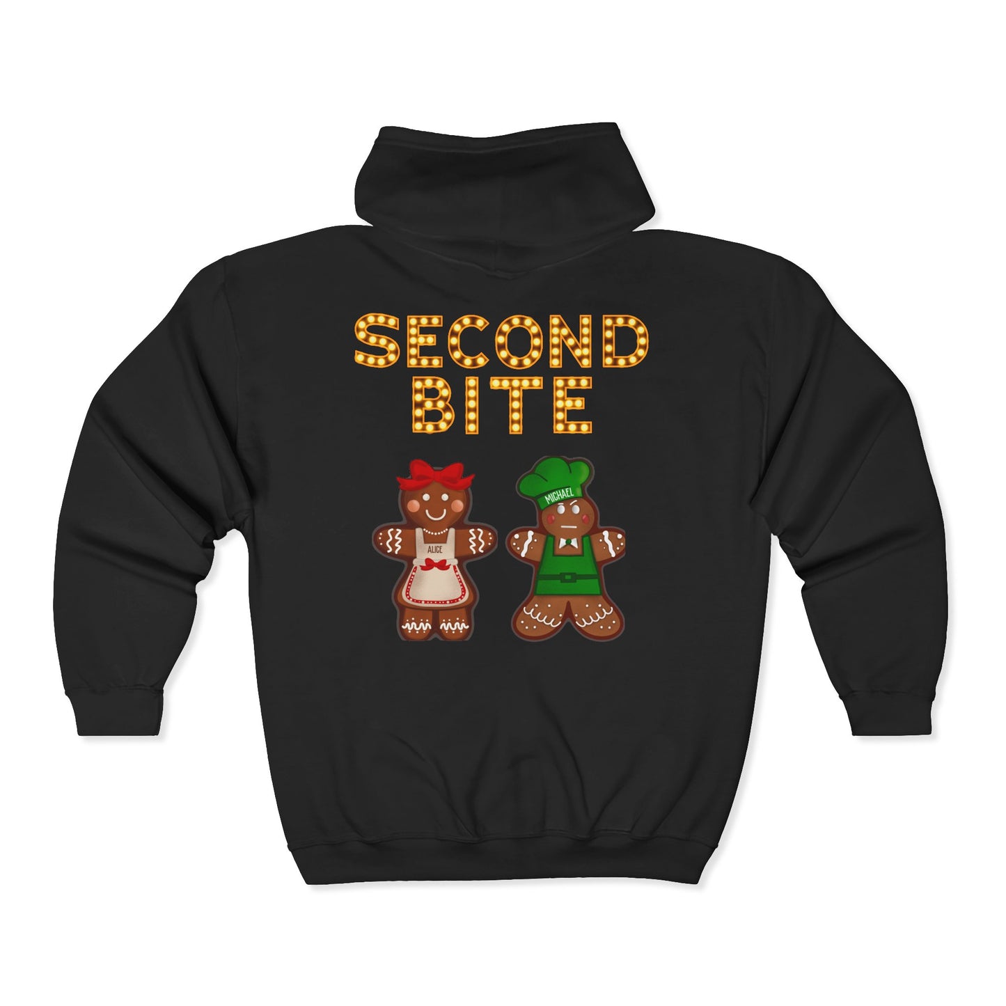 Second Bite Zip Hooded Sweatshirt - S.J. Tilly - The Bite Series