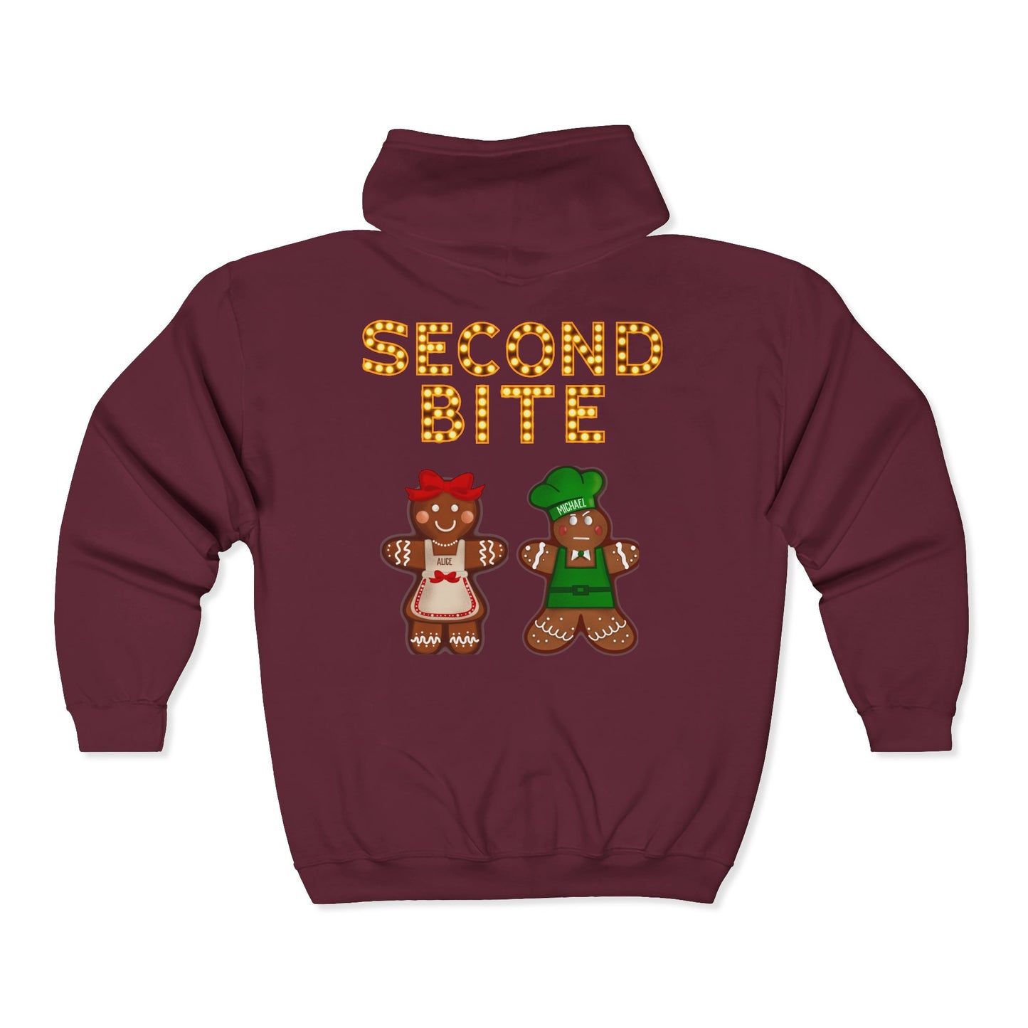 Second Bite Zip Hooded Sweatshirt - S.J. Tilly - The Bite Series