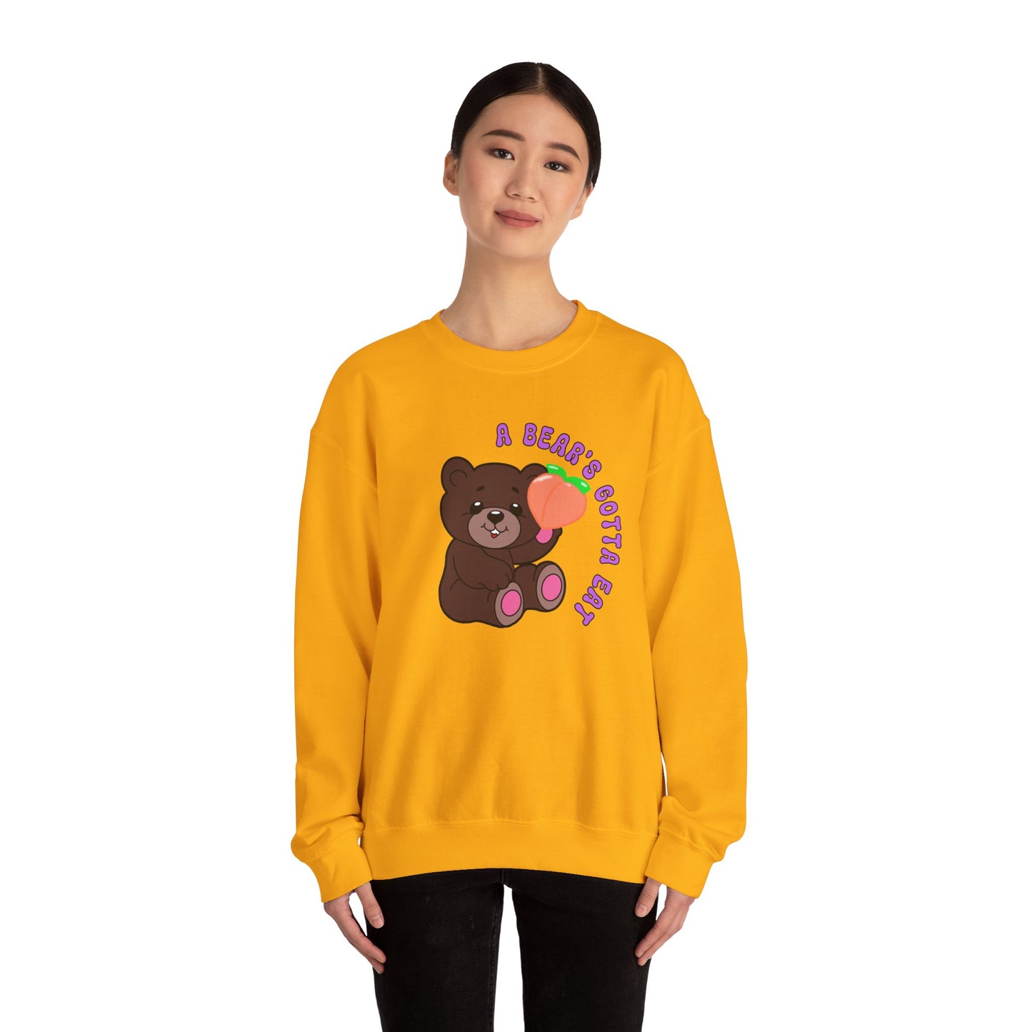 A Bear's Gotta Eat Crewneck Sweatshirt - S.J. Tilly - The Alliance Series