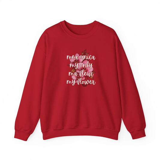 Mae Unica, My Only. Ma Fleur, My flower - Sweatshirt - The Bonded Souls Series - S.J. Tilly