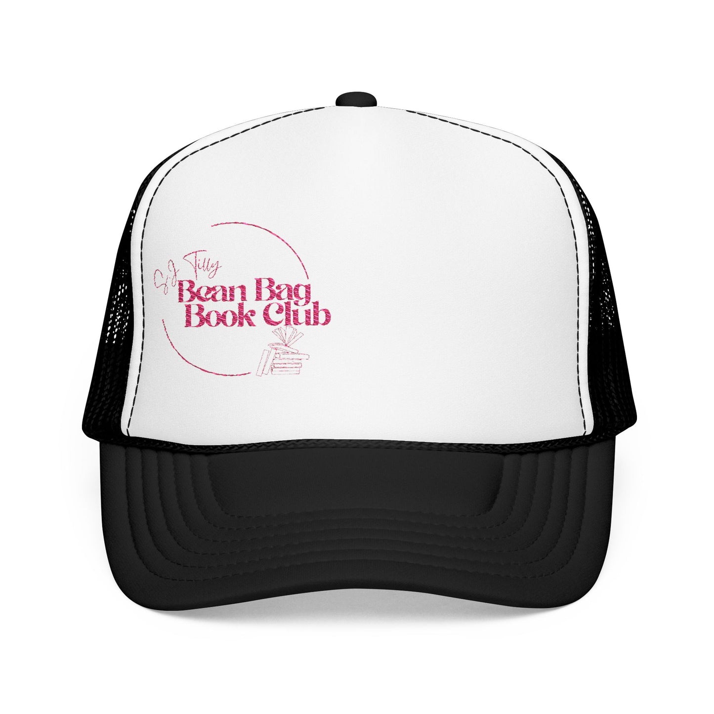 S.J. Tilly Bean Bag Book Club Foam Trucker Hat Embroidered