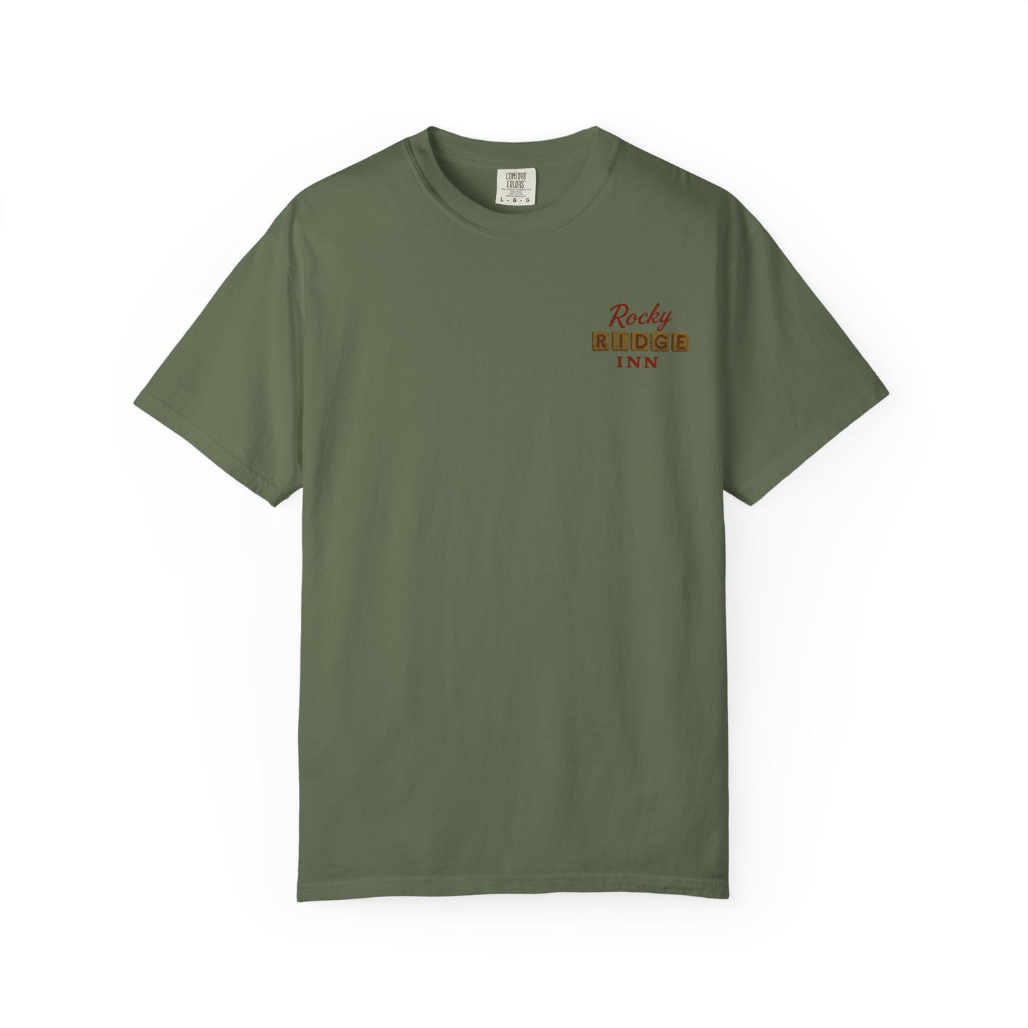 Rocky Ridge Inn - Pocket Design T-Shirt - The Mountain Men Series - S.J. Tilly