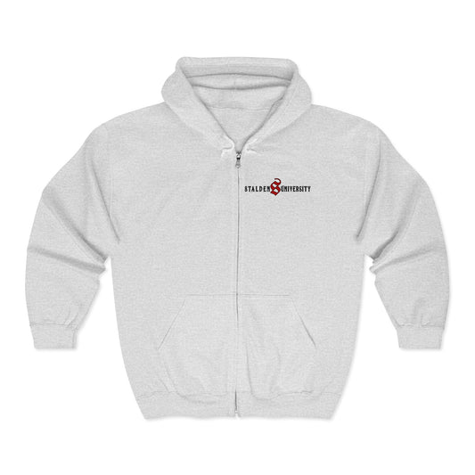 Stalden University Embroidered Zip Up Hoodie- The Bonded Souls Series - S.J. Tilly