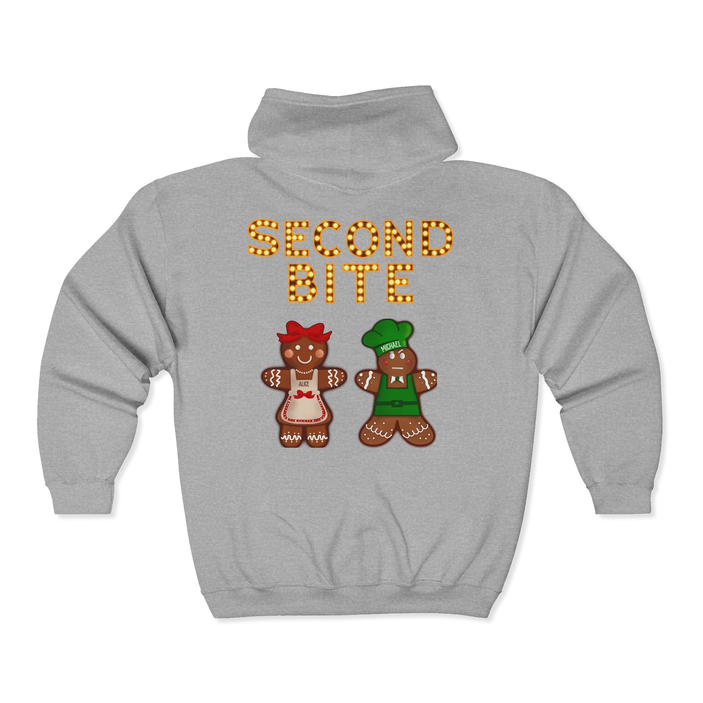 Second Bite Zip Hooded Sweatshirt - S.J. Tilly - The Bite Series
