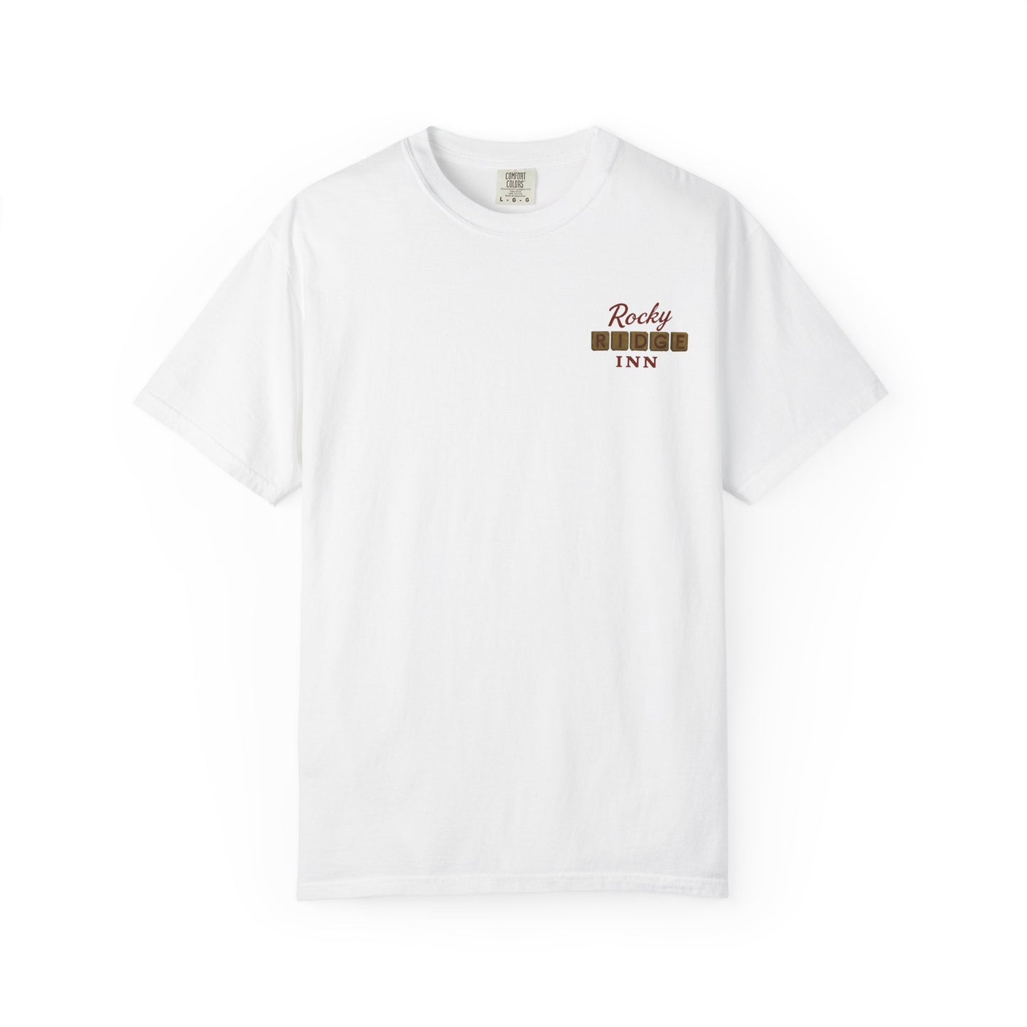 Rocky Ridge Inn - Pocket Design T-Shirt - The Mountain Men Series - S.J. Tilly