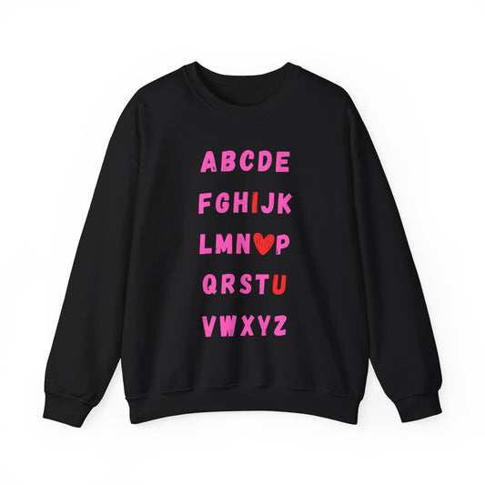 ABCDE ...I Love U - Sweatshirt