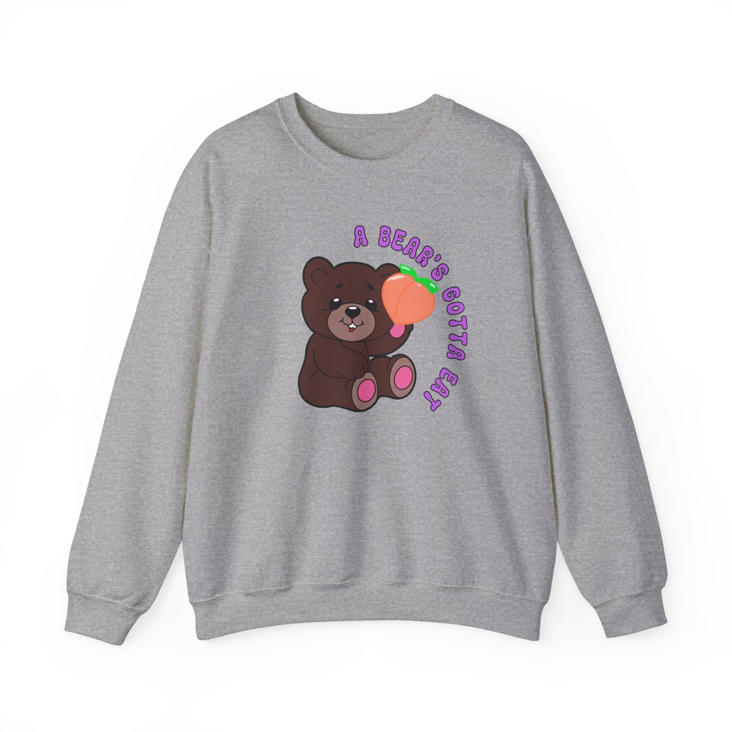 A Bear's Gotta Eat Crewneck Sweatshirt - S.J. Tilly - The Alliance Series