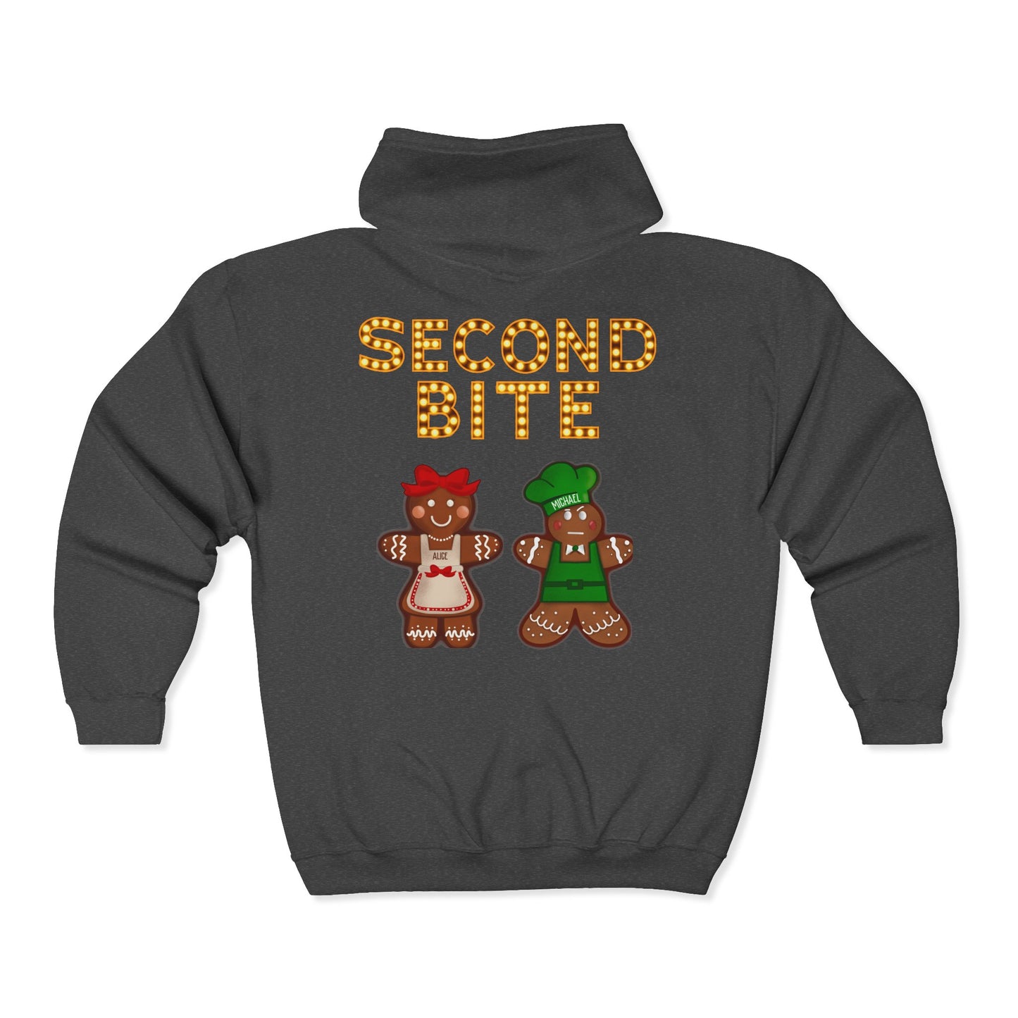 Second Bite Zip Hooded Sweatshirt - S.J. Tilly - The Bite Series