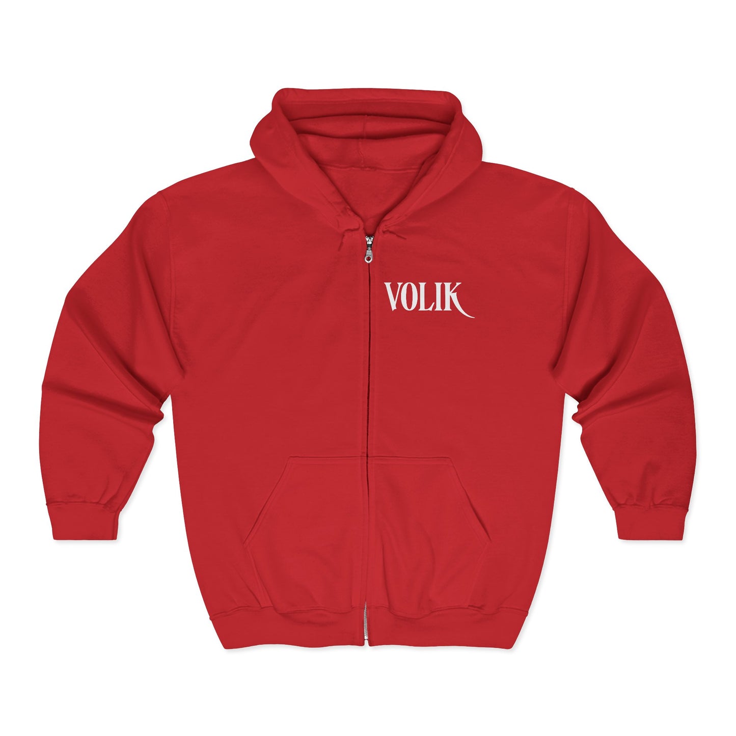 Volik Embroidered Zip Up Hoodie(WhiteFont) - The Bonded Souls Series - S.J. Tilly