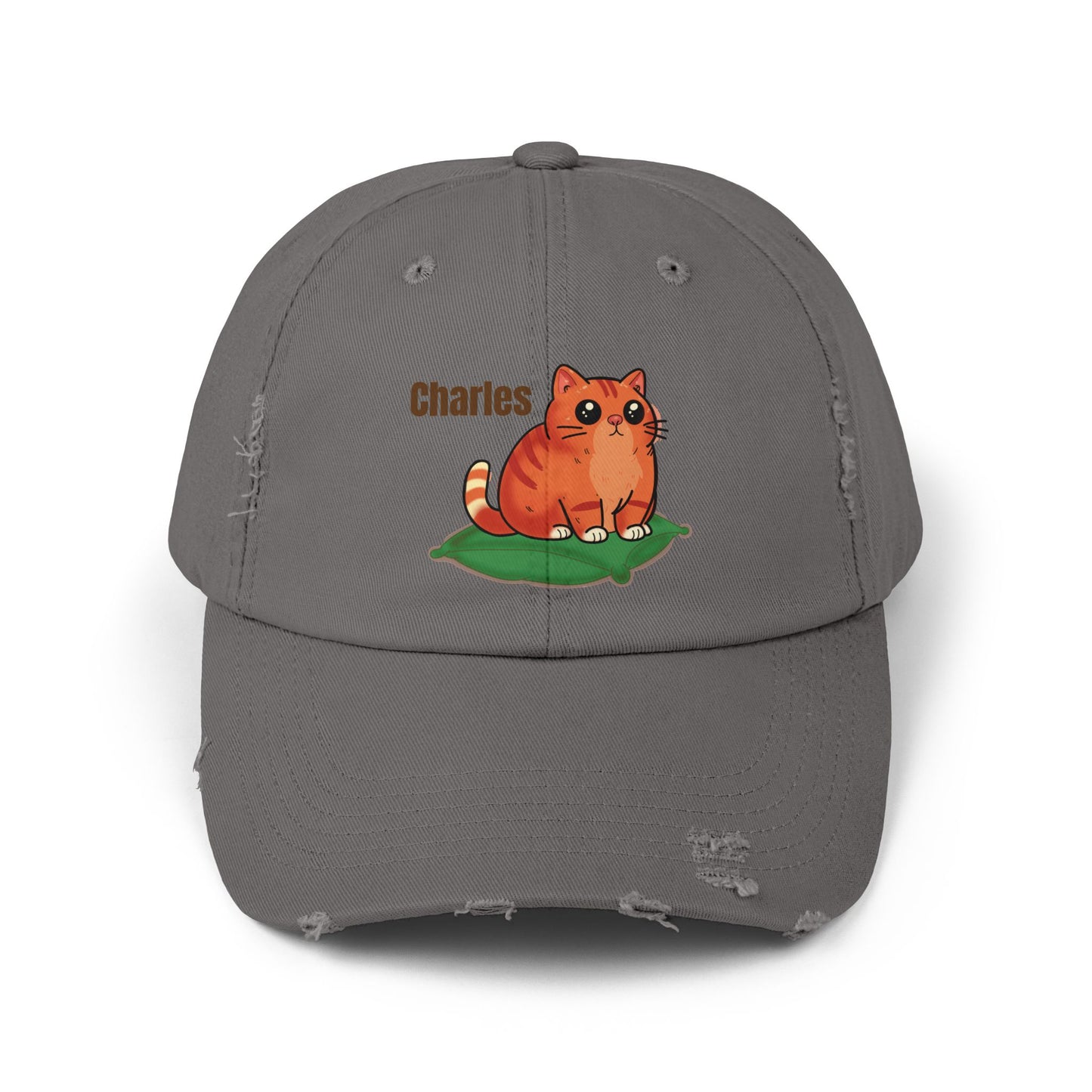 Charles the Cat- Dear Rosie, Distressed Cap - S.J. Tilly