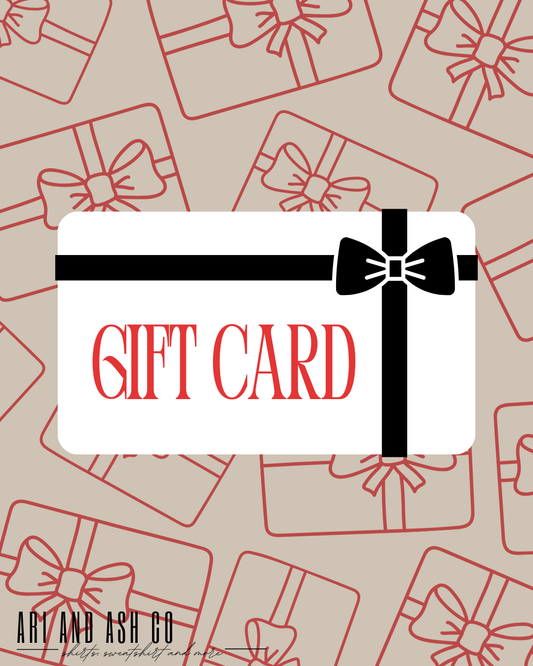 Ari and Ash Co e-Gift Card