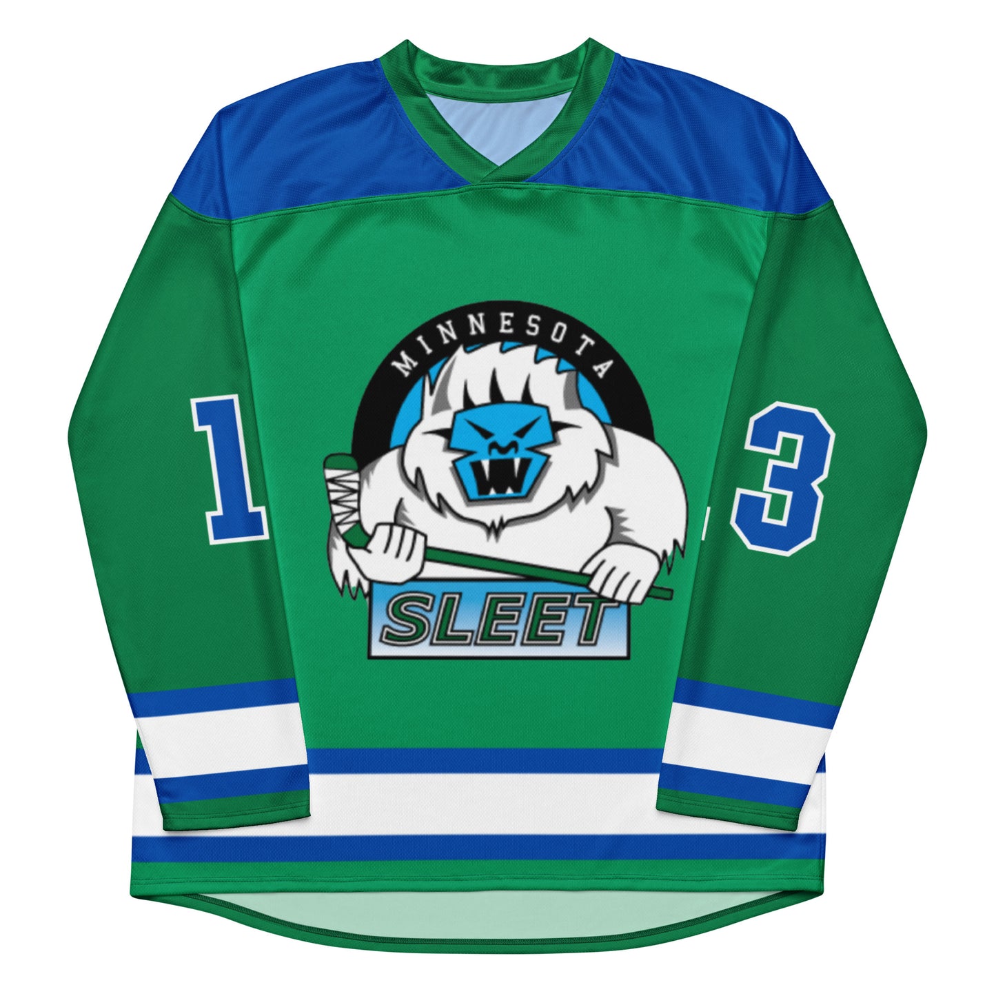 Minnesota Sleet Hockey Jersey - #13 Hunt- The Sleet Series