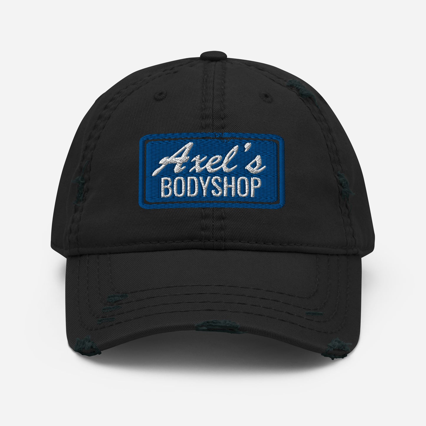 Axel's Body Shop Distressed Hat - The Darling Series - S.J. Tilly