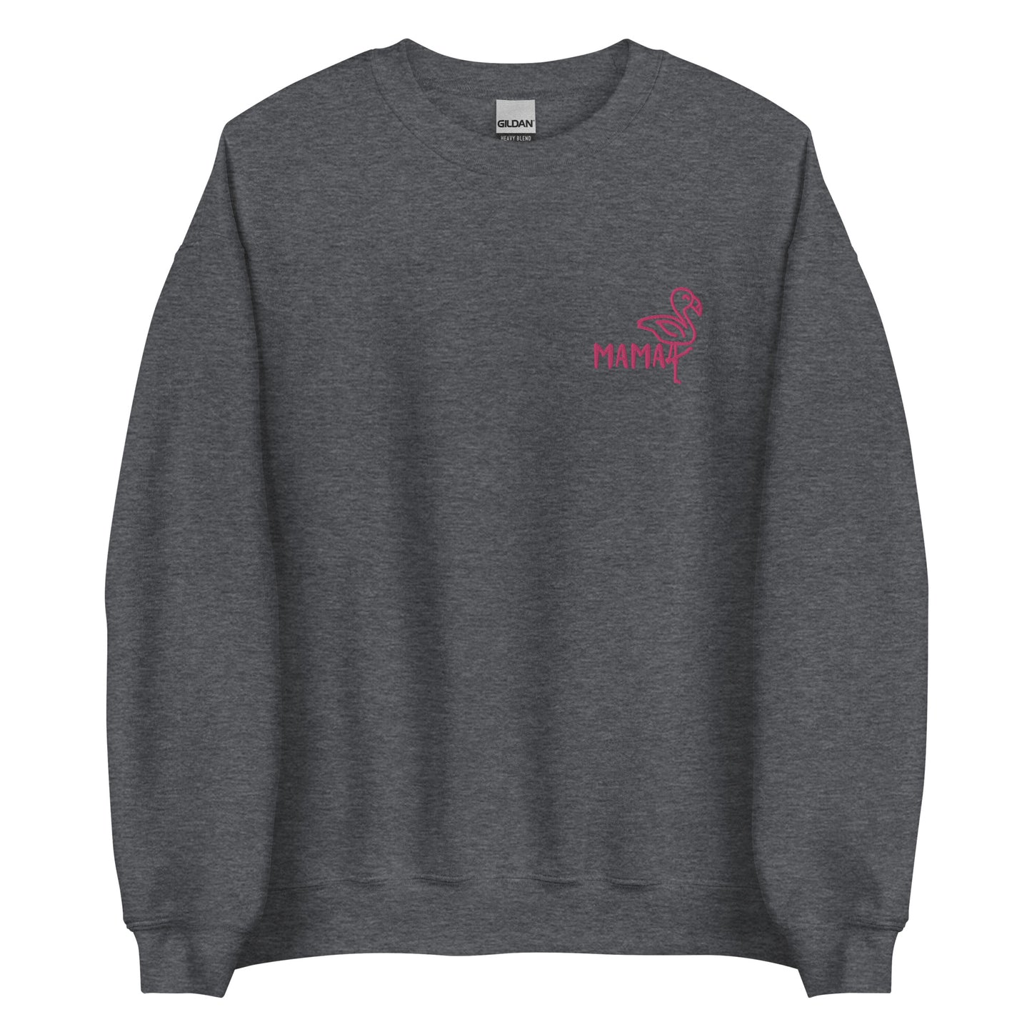 Flamingo Mama Embroidered Sweatshirt