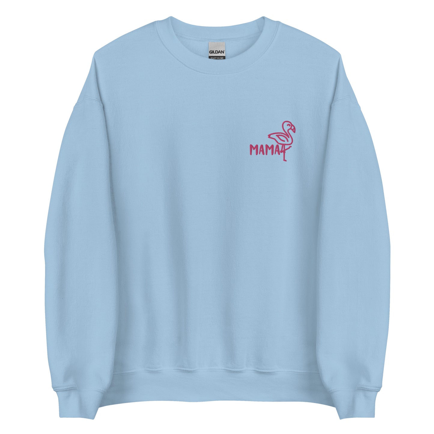 Flamingo Mama Embroidered Sweatshirt