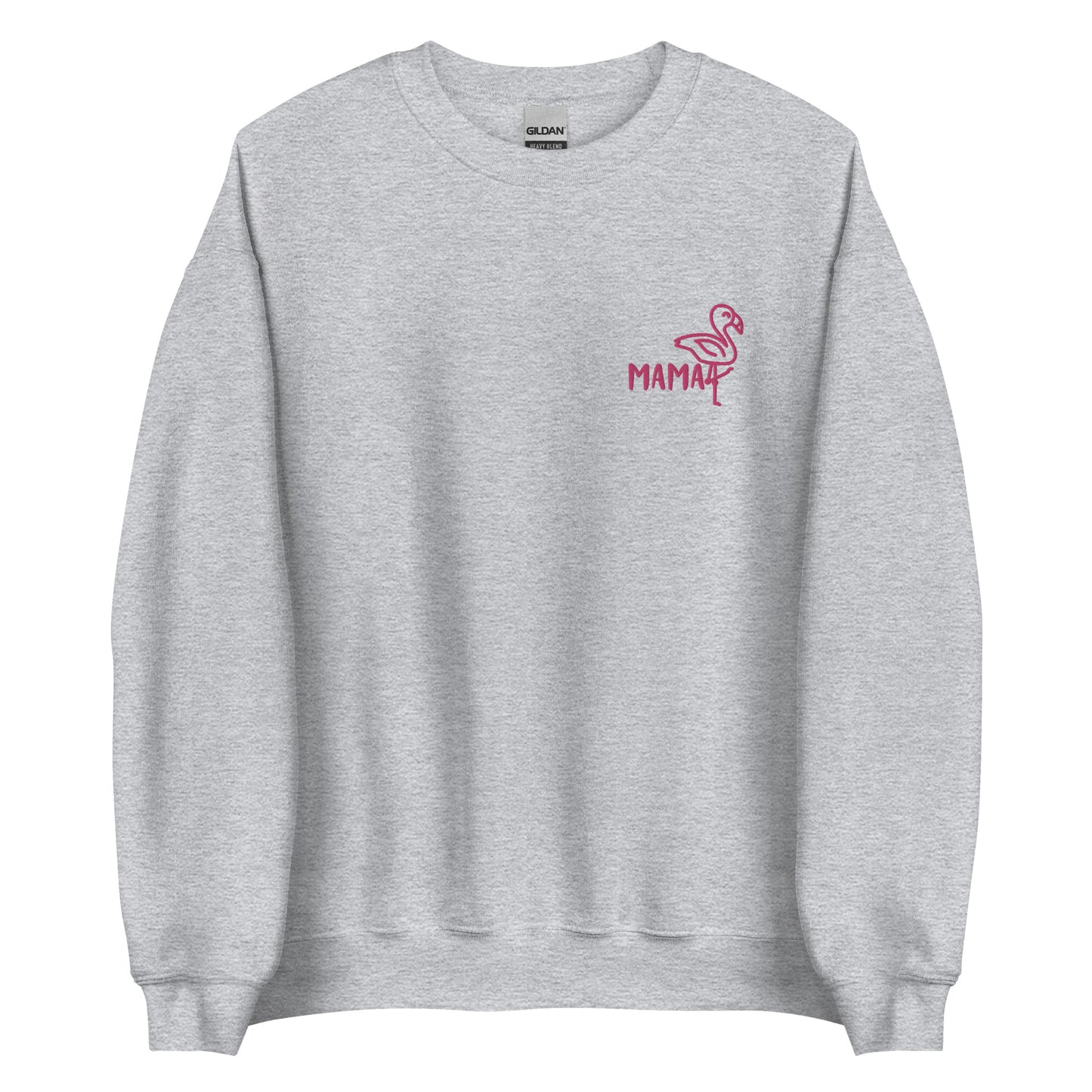 Flamingo Mama Embroidered Sweatshirt