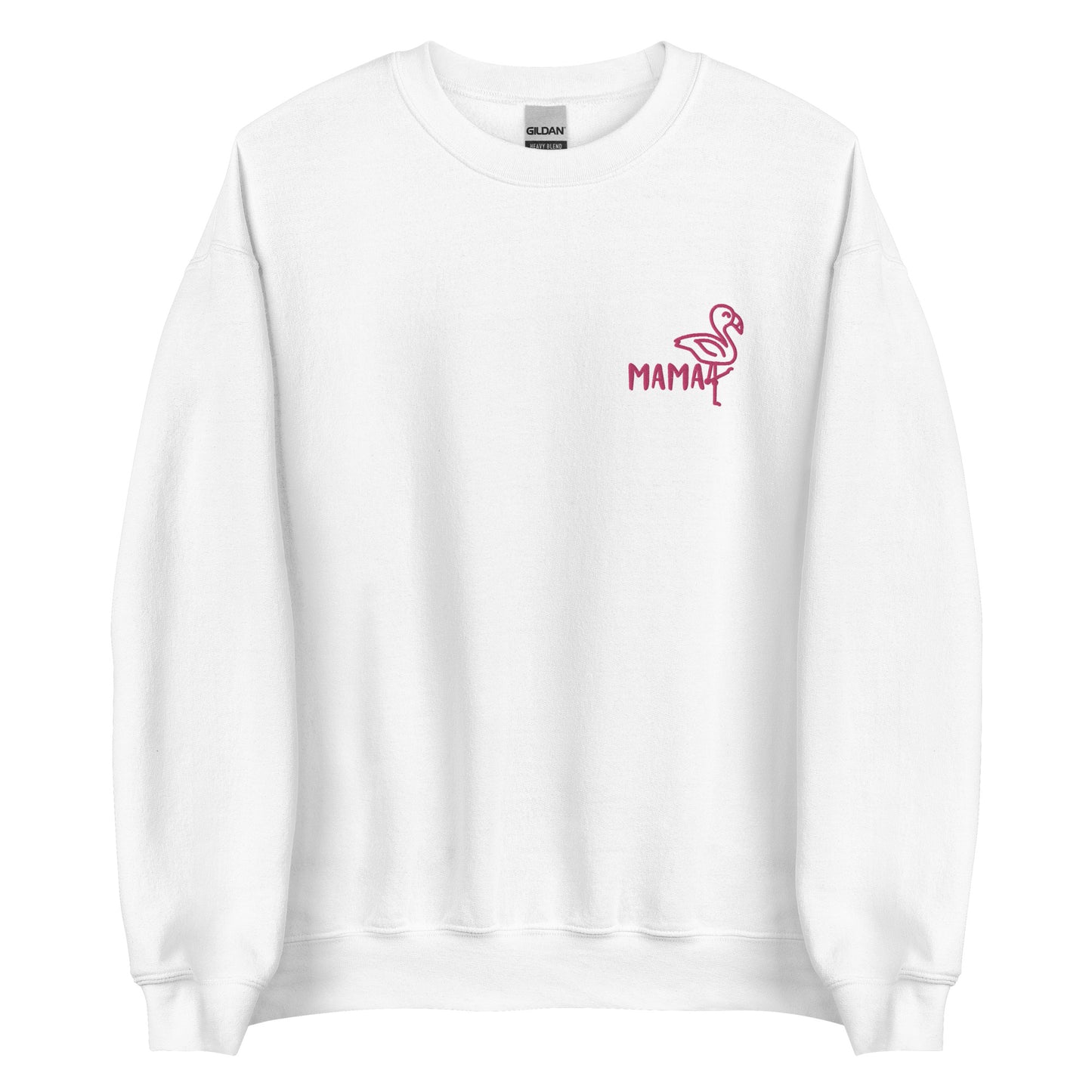 Flamingo Mama Embroidered Sweatshirt