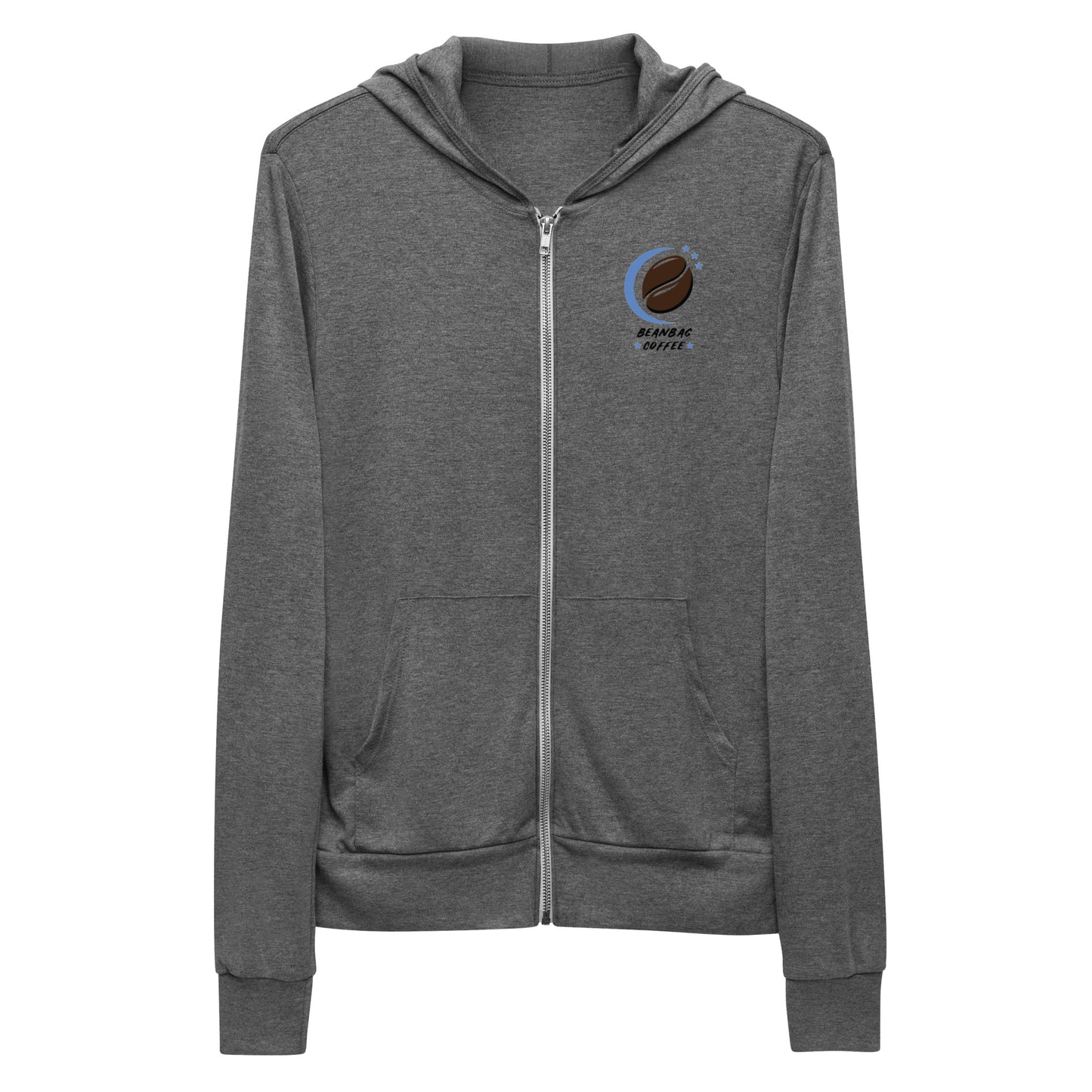 Bean Bag Coffee Zip Up Hoodie - S.J. Tilly